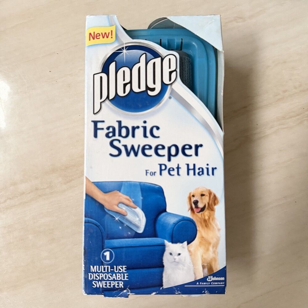 Pledge Fabric Sweeper for Pet Hair 1 Multi-Use Disposable SEALED